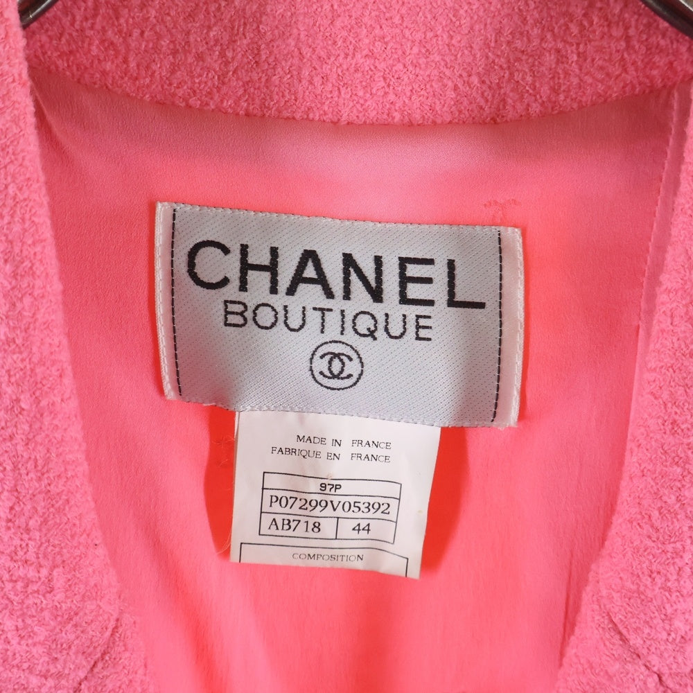 CHANEL(シャネル) ココマークボタン ジャケット ピンク レディース