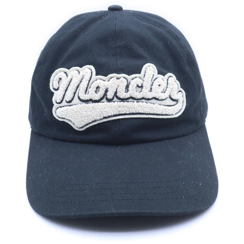 MONCLER(モンクレール) ロゴワッペン ベースボールキャップ ブラック I20933B00003