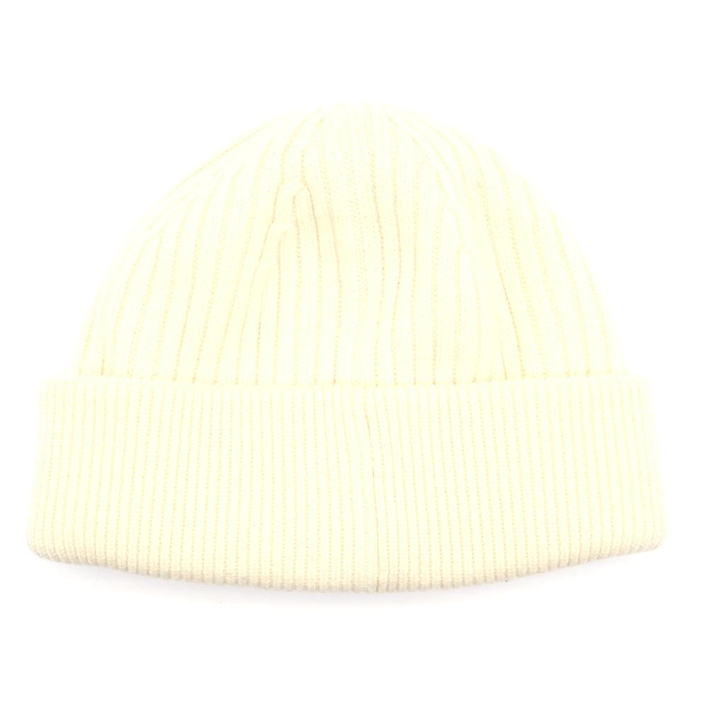 LOEWE(ロエベ) リブ編みウールニット 帽子 ニットキャップ ホワイト F540257X23 レディース