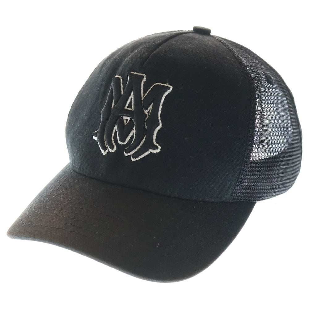 AMIRI(アミリ) FULL CANVAS MA HAT フルキャンバスハット トラッカーキャップ ブラック