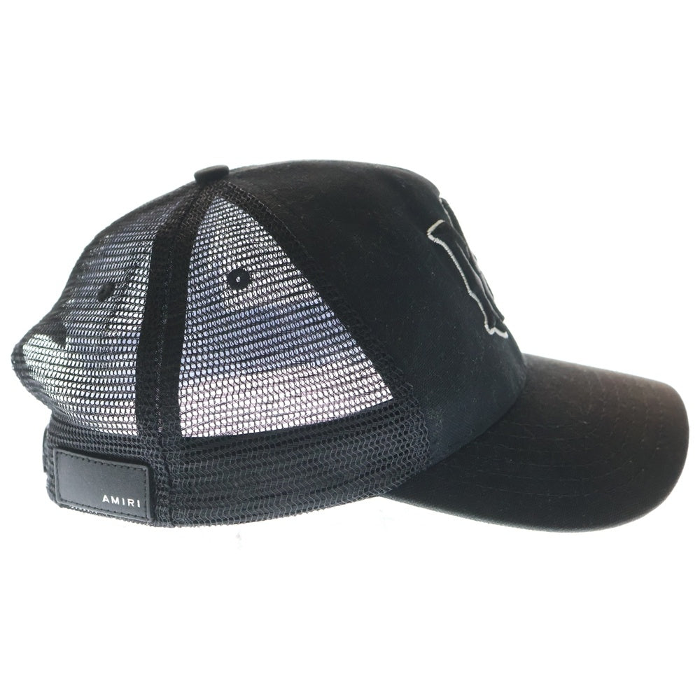 AMIRI(アミリ) FULL CANVAS MA HAT フルキャンバスハット トラッカーキャップ ブラック