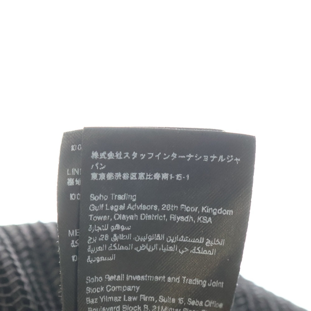 AMIRI(アミリ) FULL CANVAS MA HAT フルキャンバスハット トラッカーキャップ ブラック