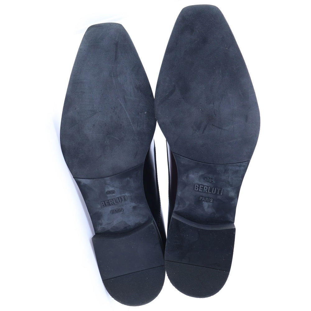 Berluti(ベルルッティ) パティーヌ シングルモンク レザー ドレス ビジネスシューズ ブラウン
