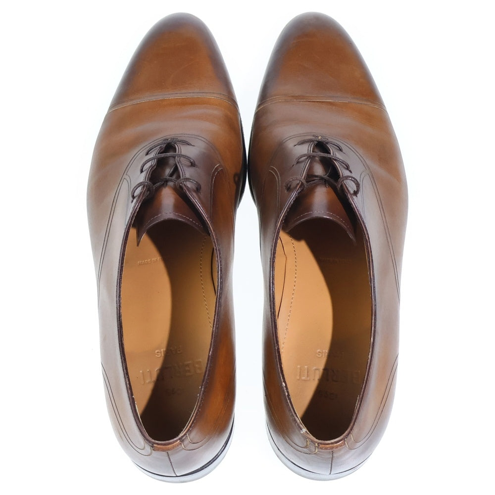 Berluti(ベルルッティ) ガスパール ストレートチップレザーシューズ ブラウン
