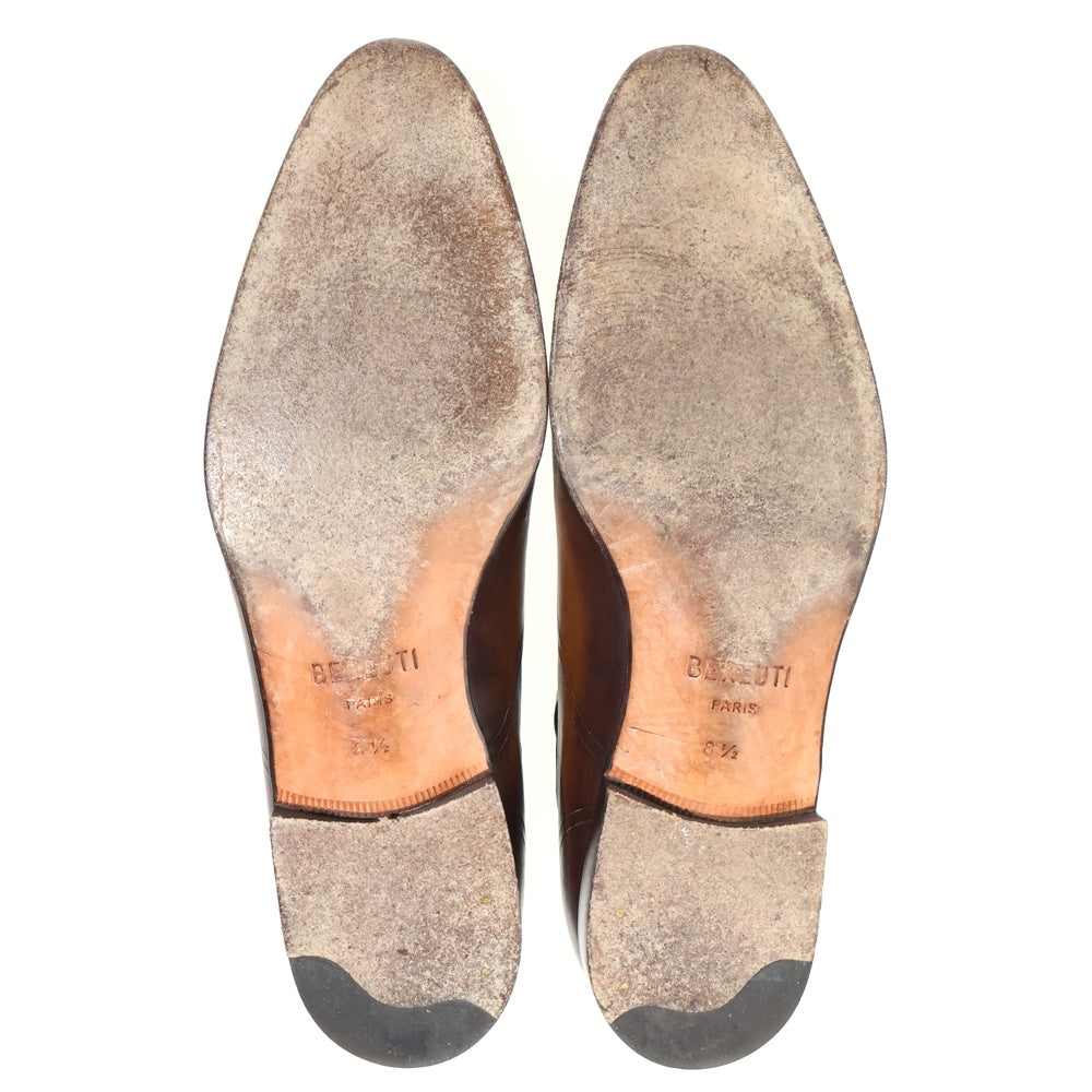 Berluti(ベルルッティ) ガスパール ストレートチップレザーシューズ ブラウン