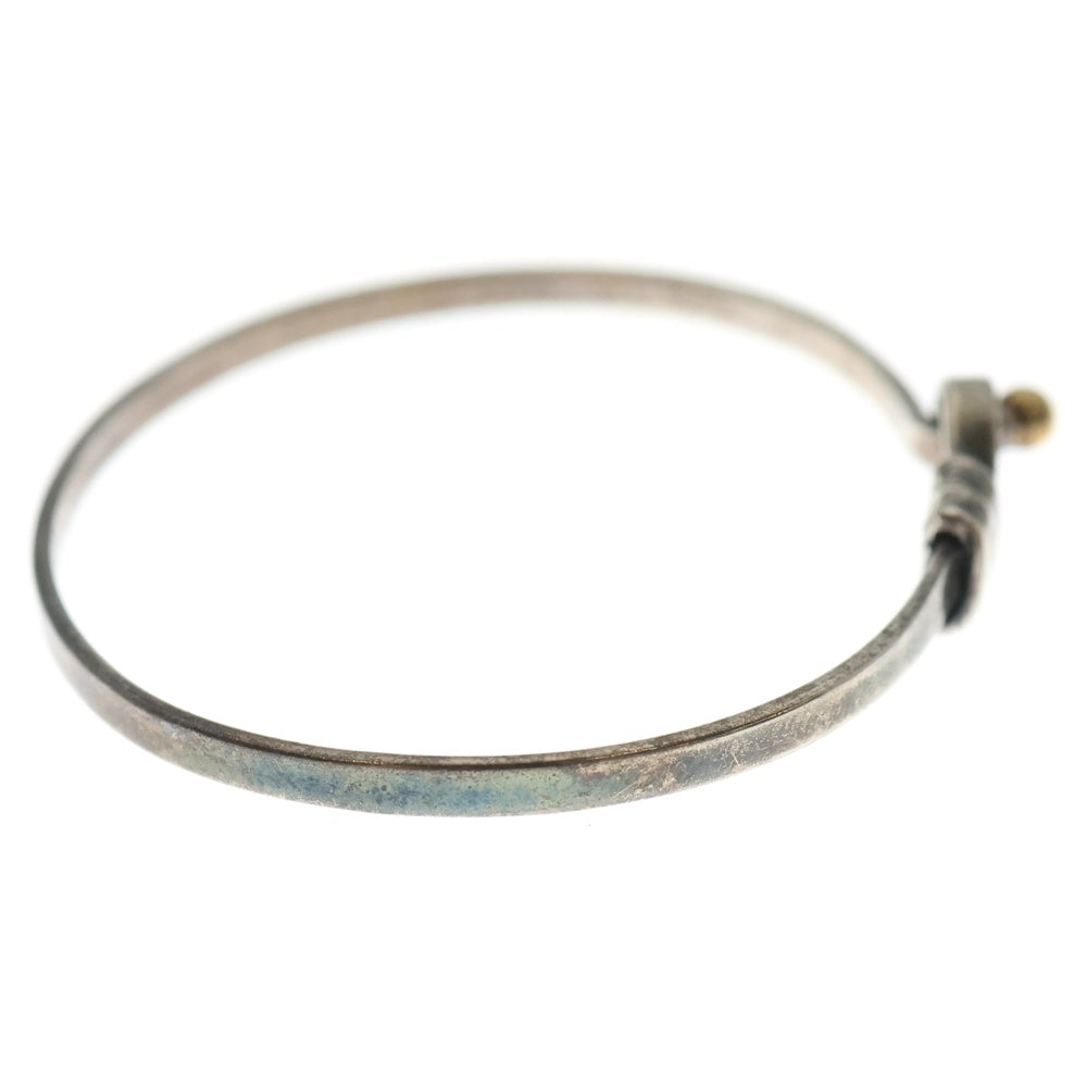 TIFFANY & Co.(ティファニー) フックアンドアイ バングル ブレスレット 925/K18 シルバー
