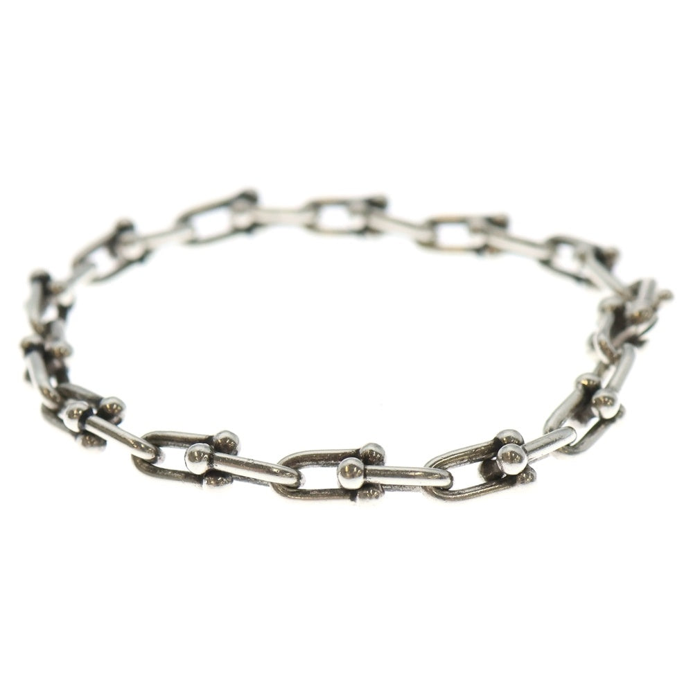 TIFFANY & Co.(ティファニー) ハードウェア マイクロリンク ブレスレット チェーン シルバー Sv925