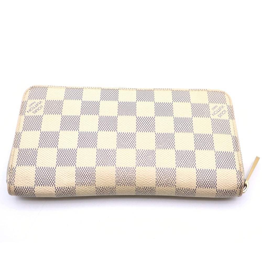LOUIS VUITTON(ルイヴィトン) ダミエ・アズール ジッピーウォレット 長財布 ホワイト キャンバス N41660 レディース