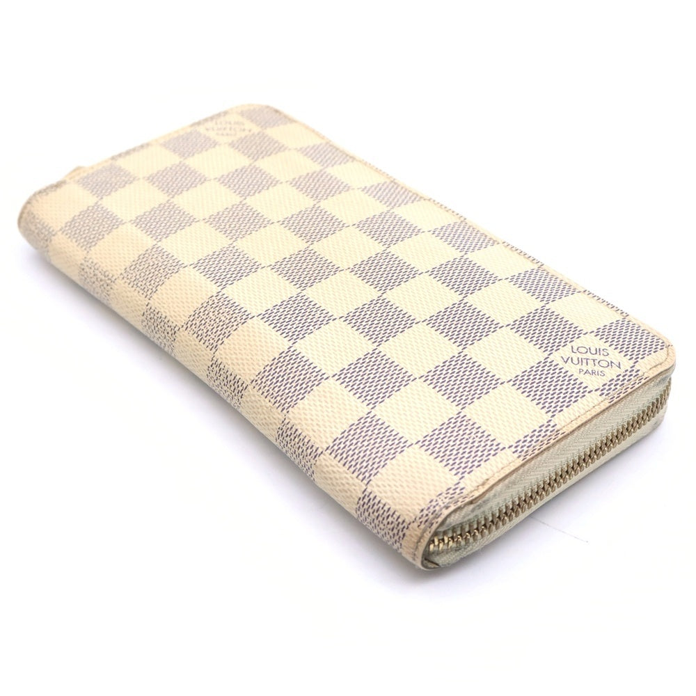 LOUIS VUITTON(ルイヴィトン) ダミエ・アズール ジッピーウォレット 長財布 ホワイト キャンバス N41660 レディース