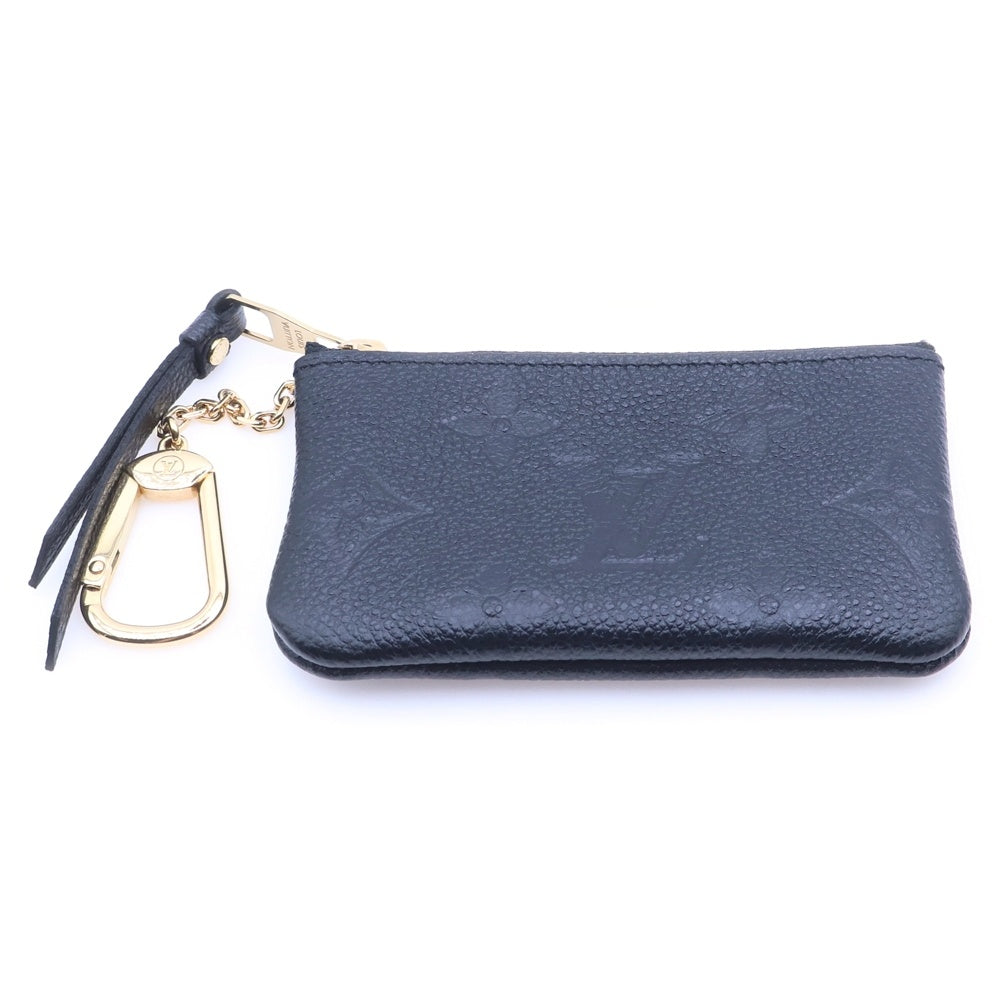 LOUIS VUITTON(ルイヴィトン) モノグラム・アンプラント ポシェット・クレ カードキーケース 黒 レザー M80879 M80879 レディース