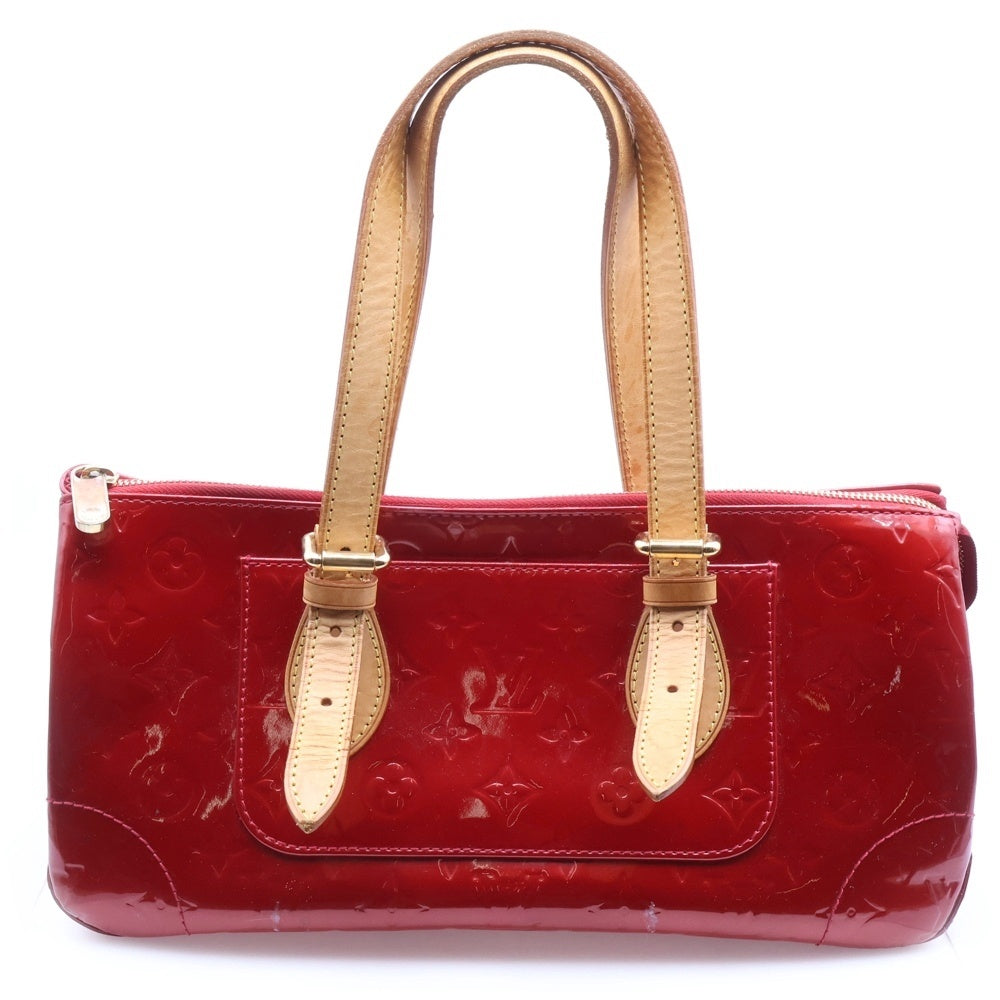 LOUIS VUITTON(ルイヴィトン) ヴェルニ ローズウッドアヴェニュー ハンドバッグ レッド エナメル×レザー M93507 レディース