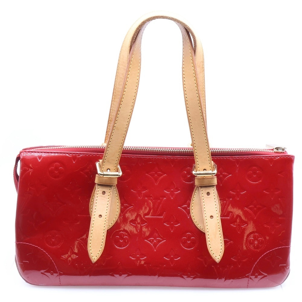 LOUIS VUITTON(ルイヴィトン) ヴェルニ ローズウッドアヴェニュー ハンドバッグ レッド エナメル×レザー M93507 レディース
