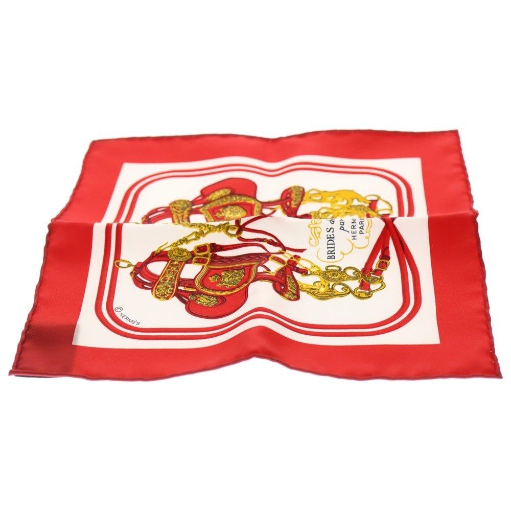 HERMES(エルメス) カレ20 Brides de Gala ブリッド・ドゥ・ガラ スカーフ レッド レディース