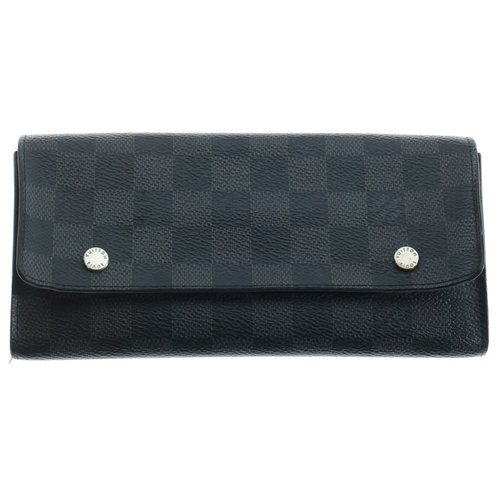 LOUIS VUITTON(ルイヴィトン) ダミエグラフィット ポルトフォイユ ロン モデュラブル 二つ折り長財布 ブラック N63084