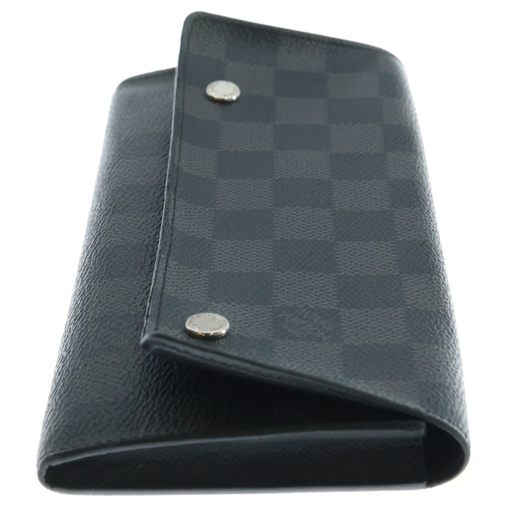 LOUIS VUITTON(ルイヴィトン) ダミエグラフィット ポルトフォイユ ロン モデュラブル 二つ折り長財布 ブラック N63084
