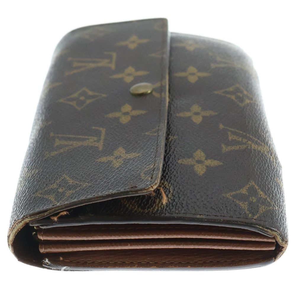 LOUIS VUITTON(ルイヴィトン) モノグラム ポシェット ポルトモネクレディ 二つ折り長財布 ブラウン M61726