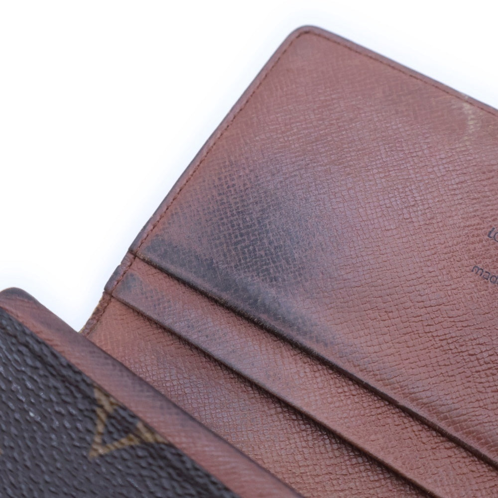 LOUIS VUITTON(ルイヴィトン) モノグラム ポルトモネビエトレゾール 三つ折り財布 ブラウン レザー M61730