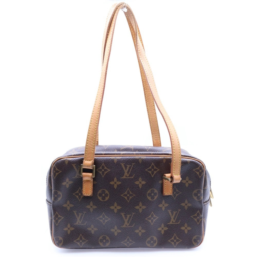 LOUIS VUITTON(ルイヴィトン) モノグラムシテMM ハンドバッグ ブラウン PVC×レザー M51182 ゴールド金具 レディース
