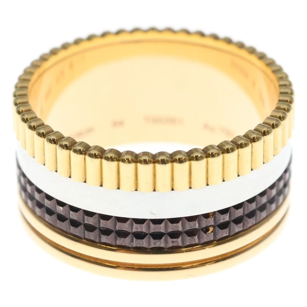 BOUCHERON(ブシュロン) キャトルクラシック ラージ リング PVD/750YG/PG/WG #62 指輪 ジュエリー