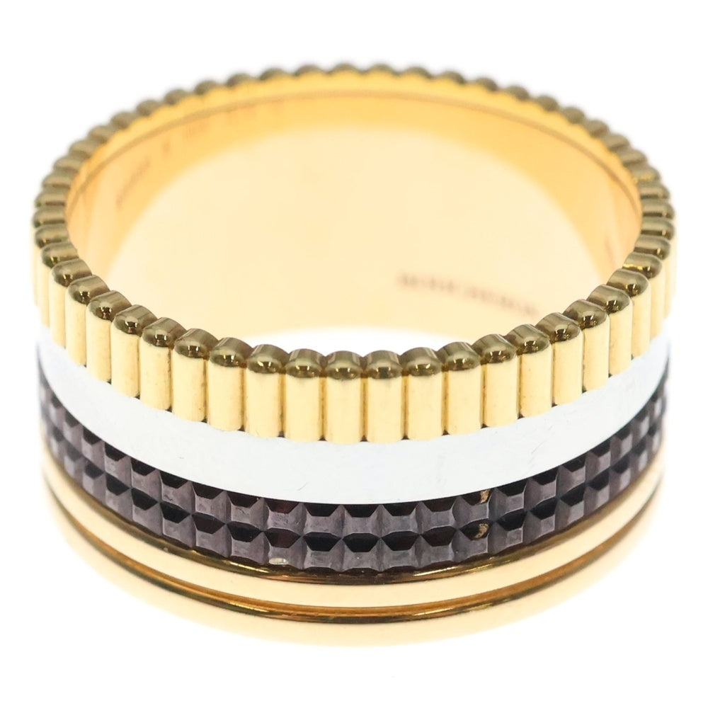 BOUCHERON(ブシュロン) キャトルクラシック ラージ リング PVD/750YG/PG/WG #64 指輪 ジュエリー