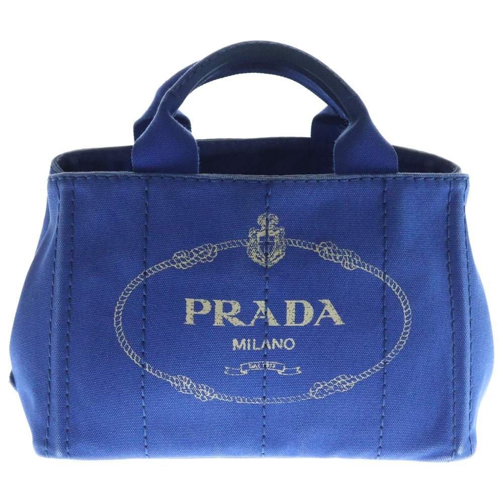 PRADA(プラダ) カナパ トートバッグ ブルー キャンバス BN2439