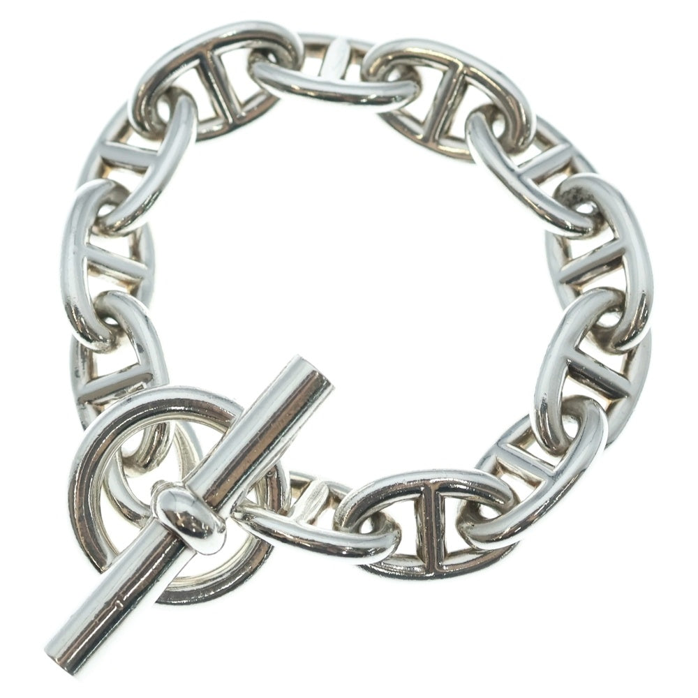 HERMES(エルメス) シェーヌダンクルTGM 12コマ チェーンブレスレット シルバー