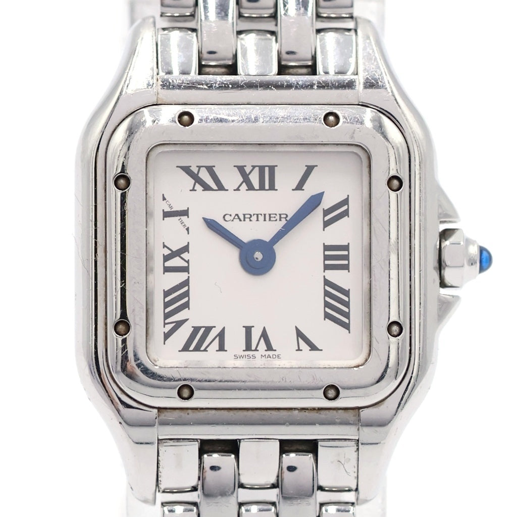 Cartier(カルティエ) パンテールドゥカルティエ ミニ SS/QZ ステンレス クオーツ クォーツ 腕時計 カルティエケア確認済 WSPN0019 白文字盤