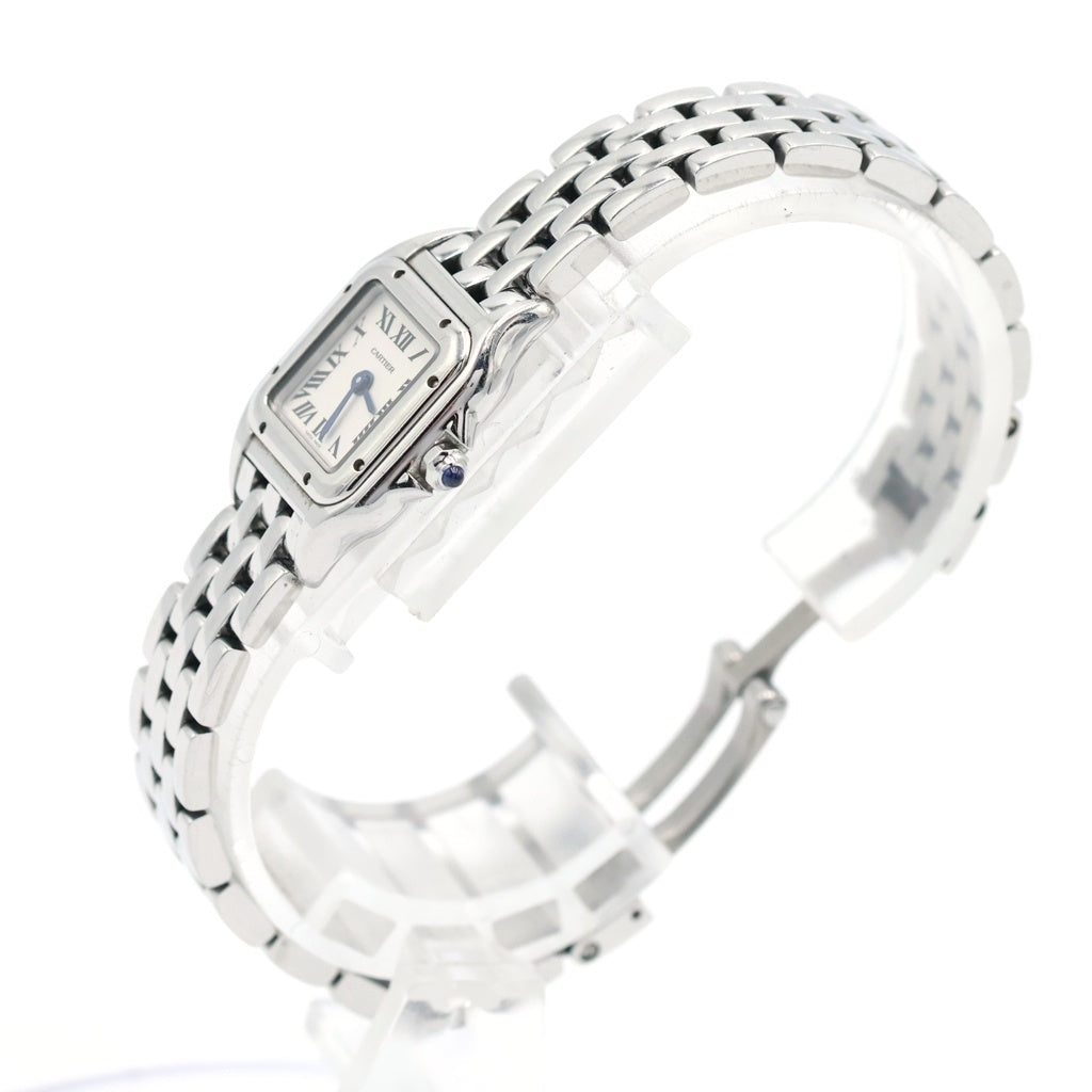 Cartier(カルティエ) パンテールドゥカルティエ ミニ SS/QZ ステンレス クオーツ クォーツ 腕時計 カルティエケア確認済 WSPN0019 白文字盤