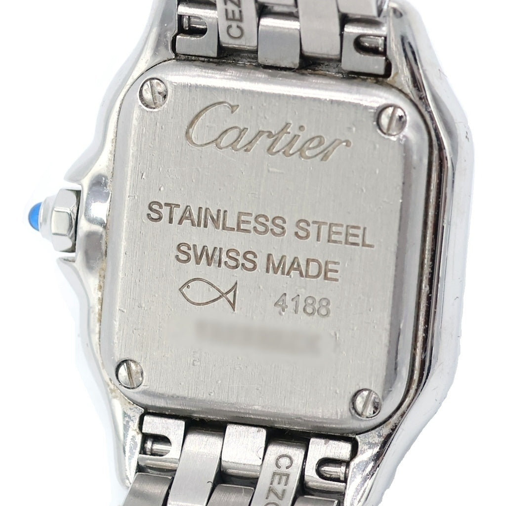 Cartier(カルティエ) パンテールドゥカルティエ ミニ SS/QZ ステンレス クオーツ クォーツ 腕時計 カルティエケア確認済 WSPN0019 白文字盤