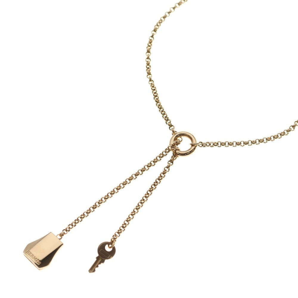 HERMES(エルメス) ケリー クロシェットPM ネックレス Au750 K18 PG ピンクゴールド ペンダント レディース