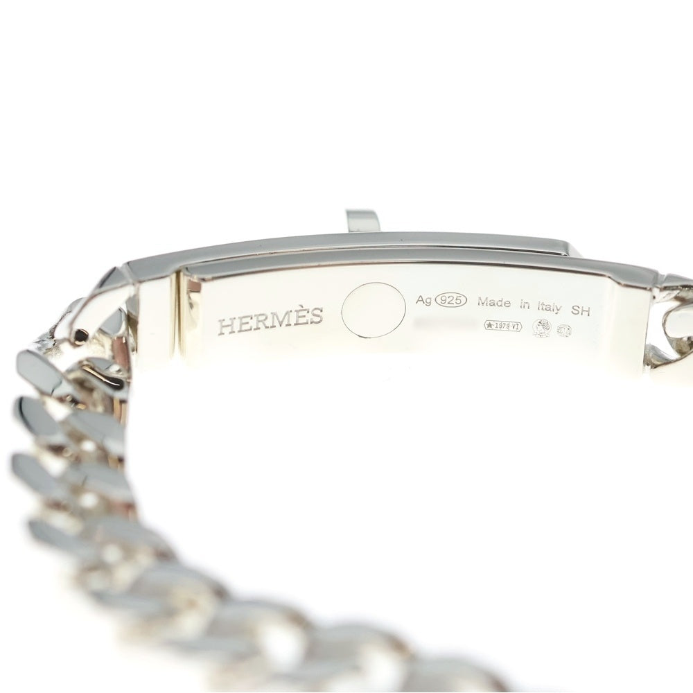 HERMES(エルメス) ケリー グルメットブレスレット シルバー チェーン Ag925