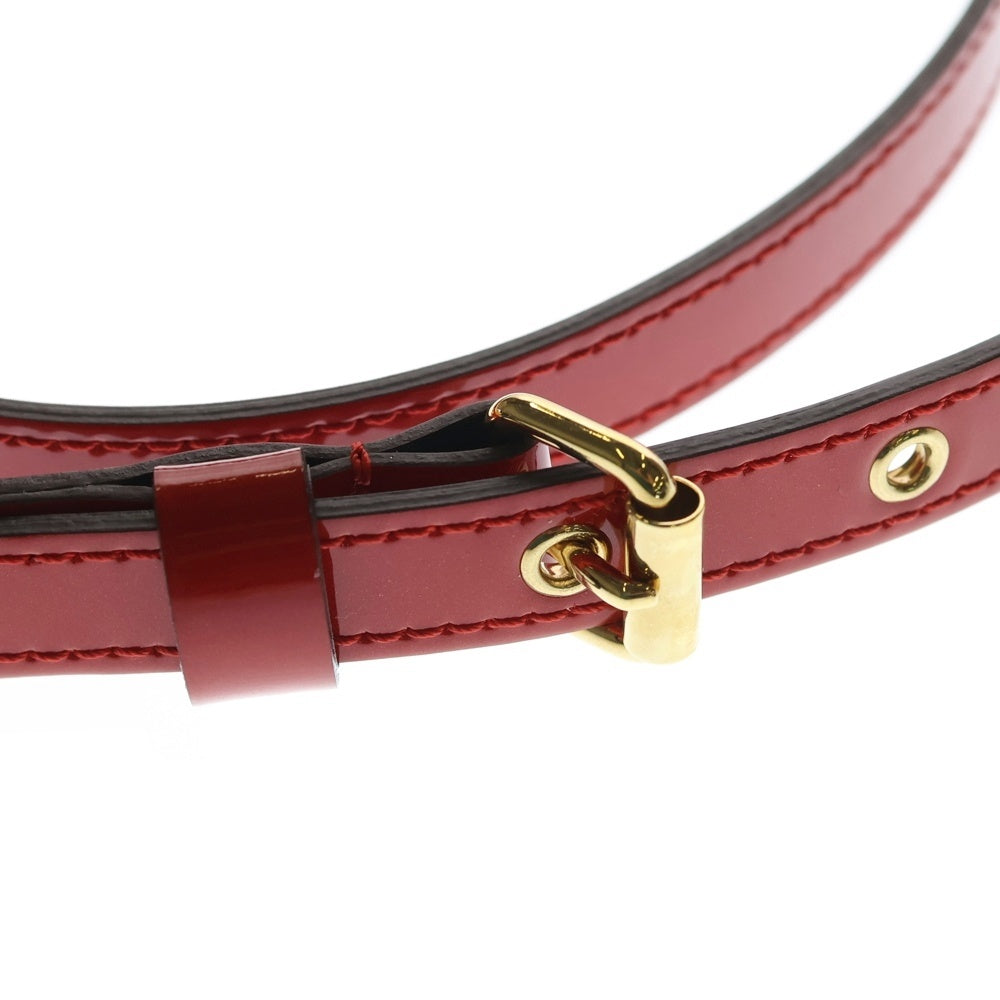 LOUIS VUITTON(ルイヴィトン) ヴェルニ ショルダーストラップ 赤 エナメル 箱 レディース