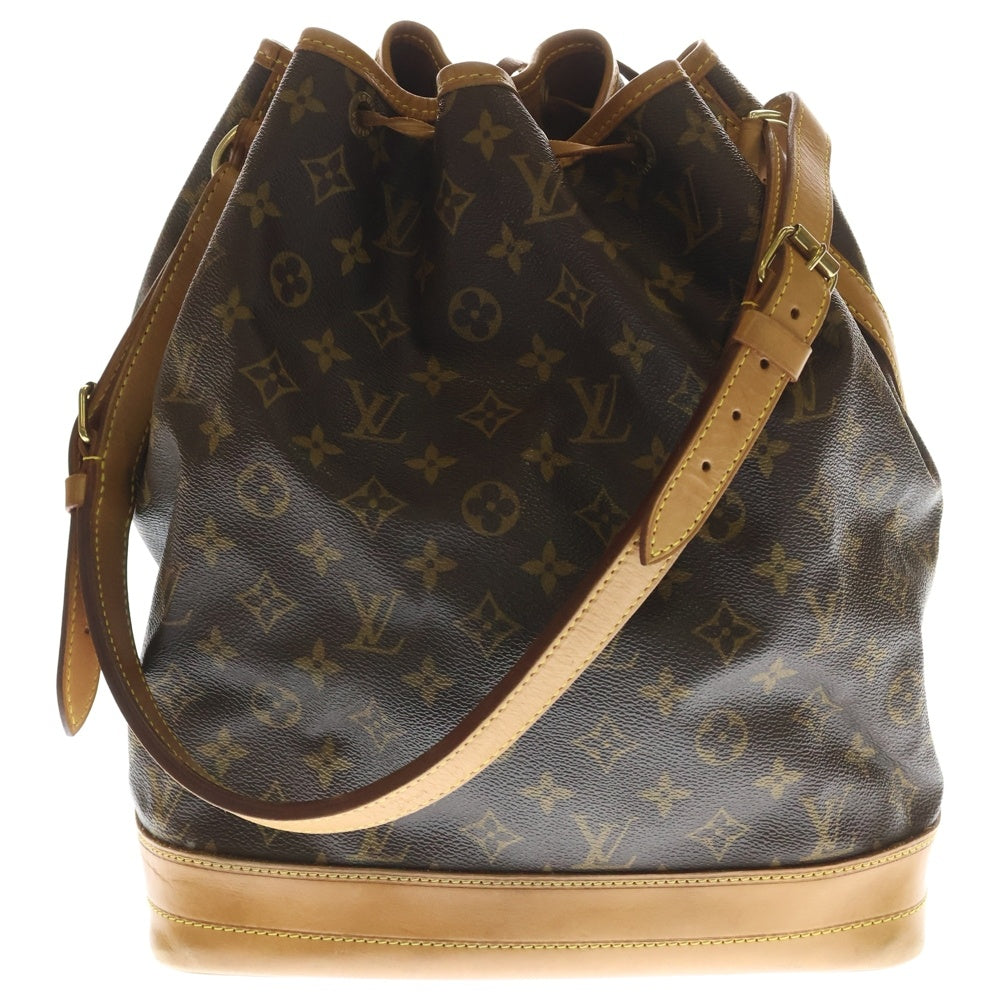 LOUIS VUITTON(ルイヴィトン) モノグラム ノエ ワンショルダーバッグ ハンドバッグ 巾着バッグ ブラウン PVCレザー M42224 ゴールド金具 レディース