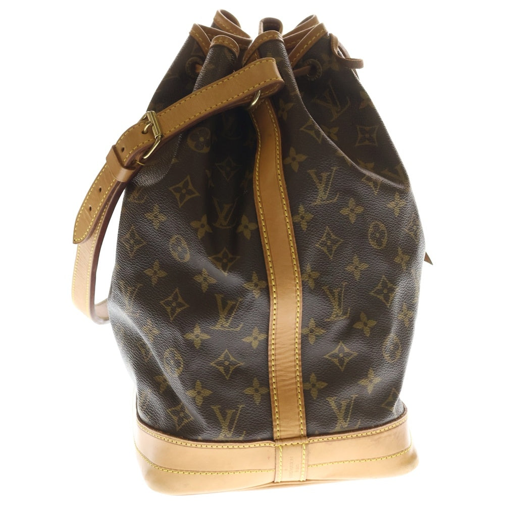 LOUIS VUITTON(ルイヴィトン) モノグラム ノエ ワンショルダーバッグ ハンドバッグ 巾着バッグ ブラウン PVCレザー M42224 ゴールド金具 レディース