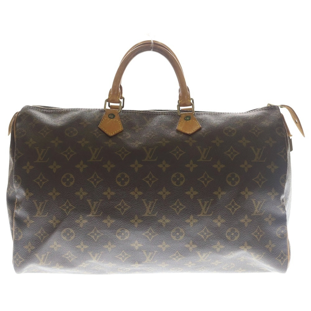 LOUIS VUITTON(ルイヴィトン) モノグラム スピーディ40 ボストンバッグ ブラウン PVCレザー M41522 レディース