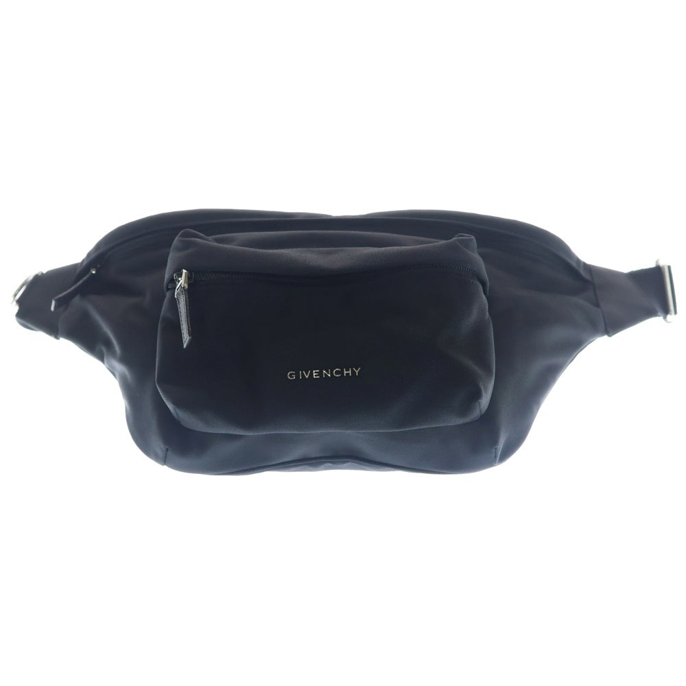 GIVENCHY(ジバンシィ) ロゴ ボディバッグ ウエストバッグ ブラック ナイロン