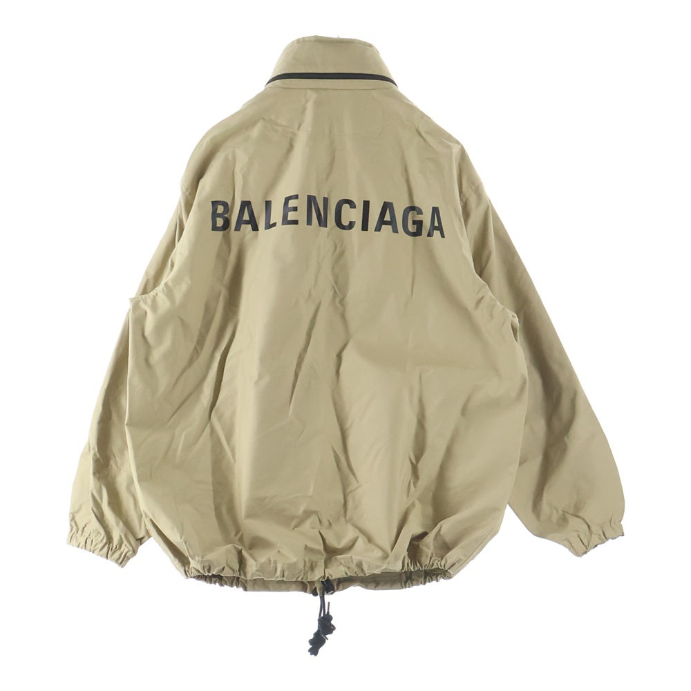 BALENCIAGA(バレンシアガ) バックロゴ ウィンドブレーカー ナイロンジャケット ベージュ 556168 TC011 レディース