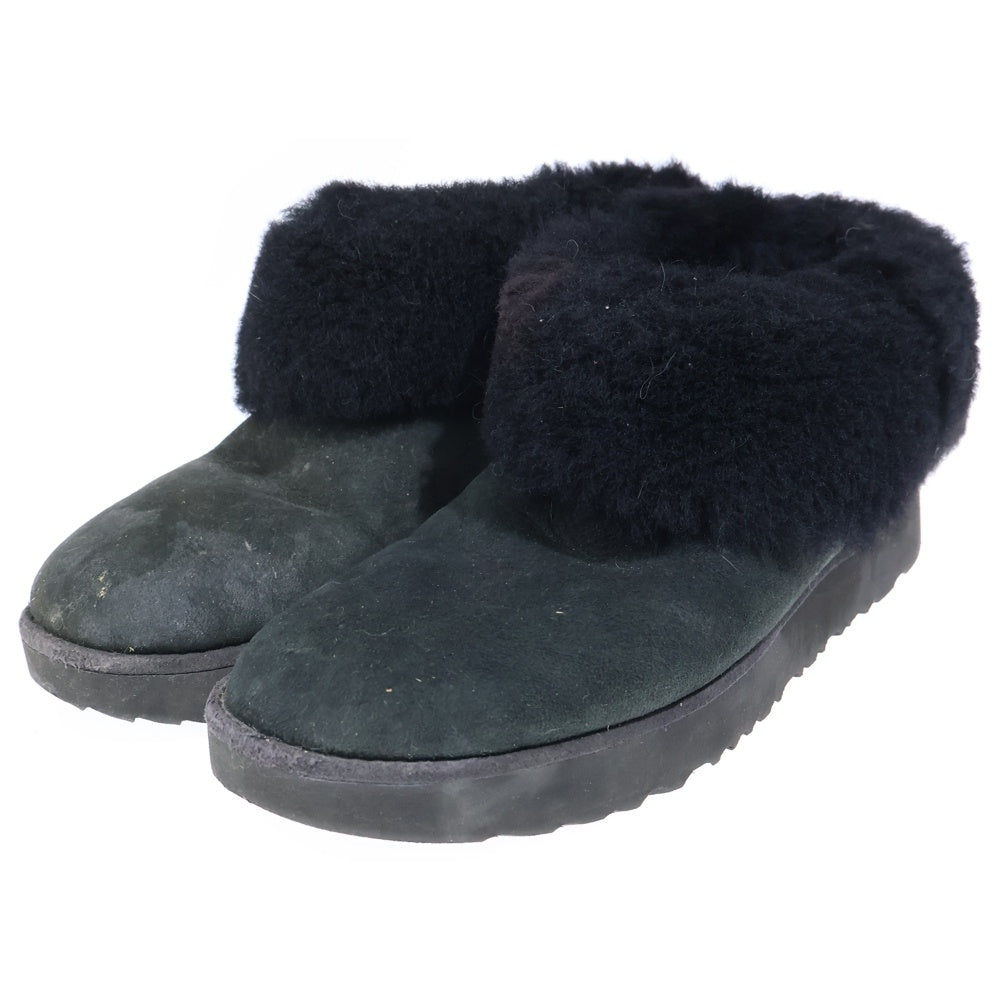 UGG(アグ) ファーデザイン ボアショートブーツ ブラック レディース