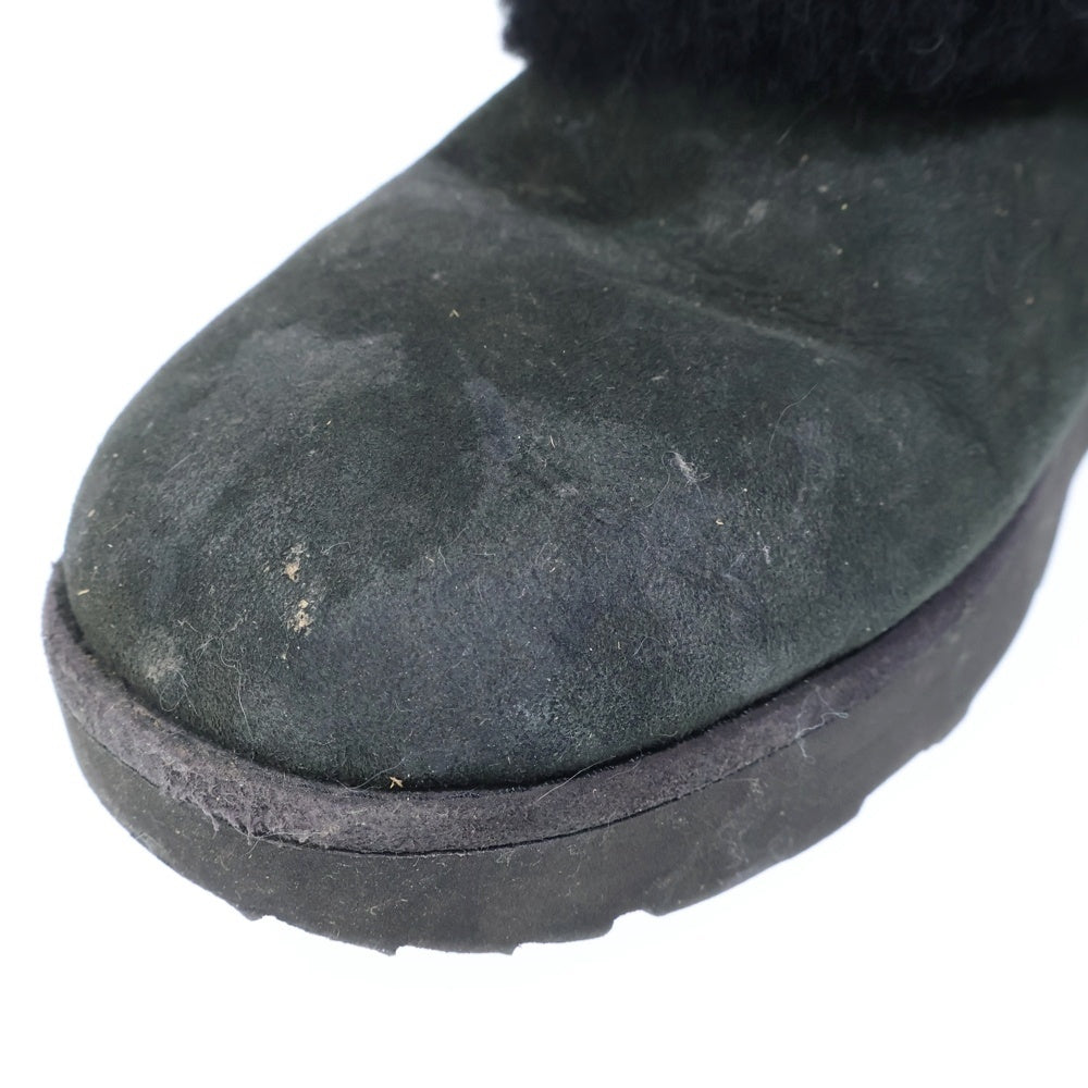 UGG(アグ) ファーデザイン ボアショートブーツ ブラック レディース