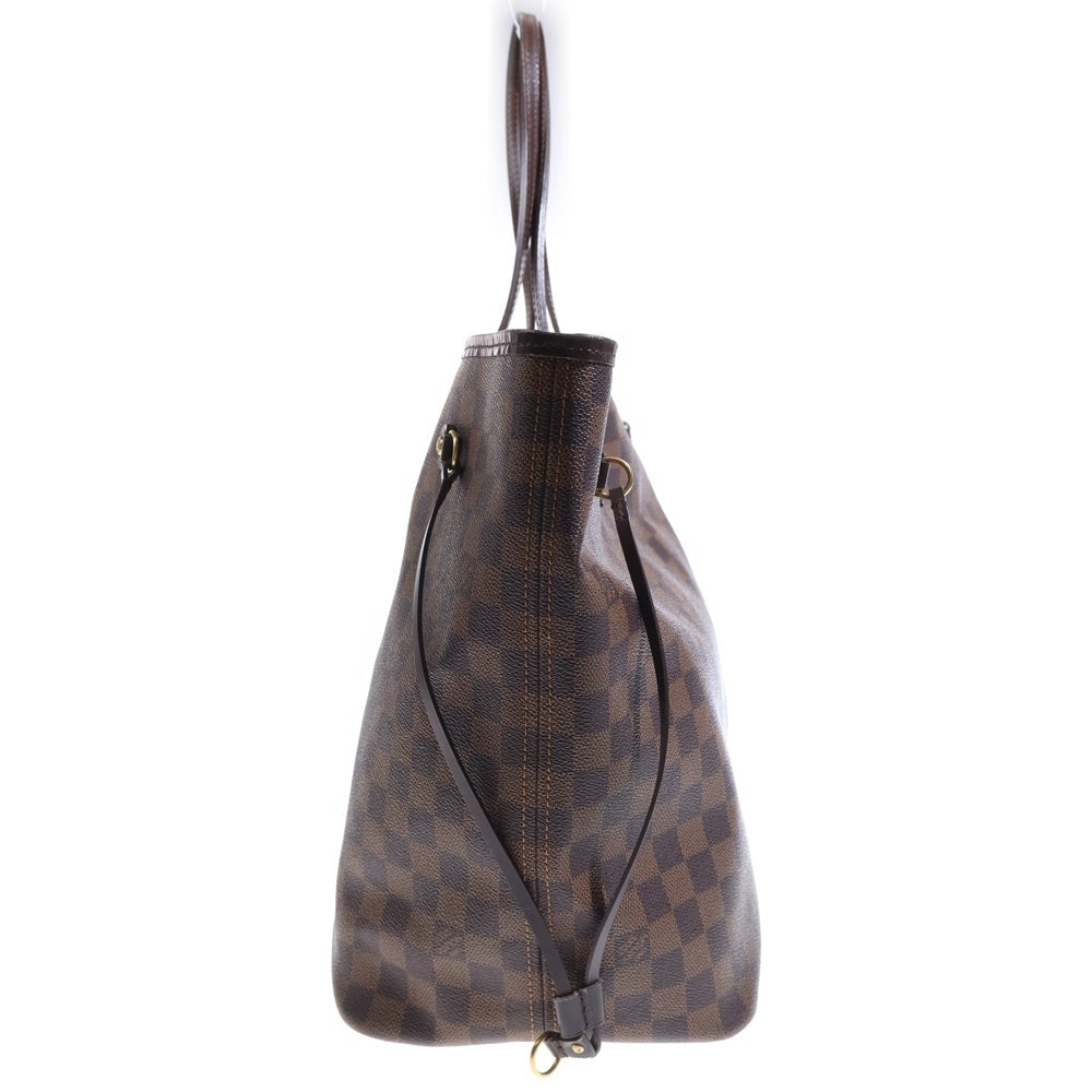 LOUIS VUITTON(ルイヴィトン) ダミエ ネヴァーフルGM トートバッグ ハンドバッグ ブラウン レザー PVC N51106 ゴールド金具 レディース