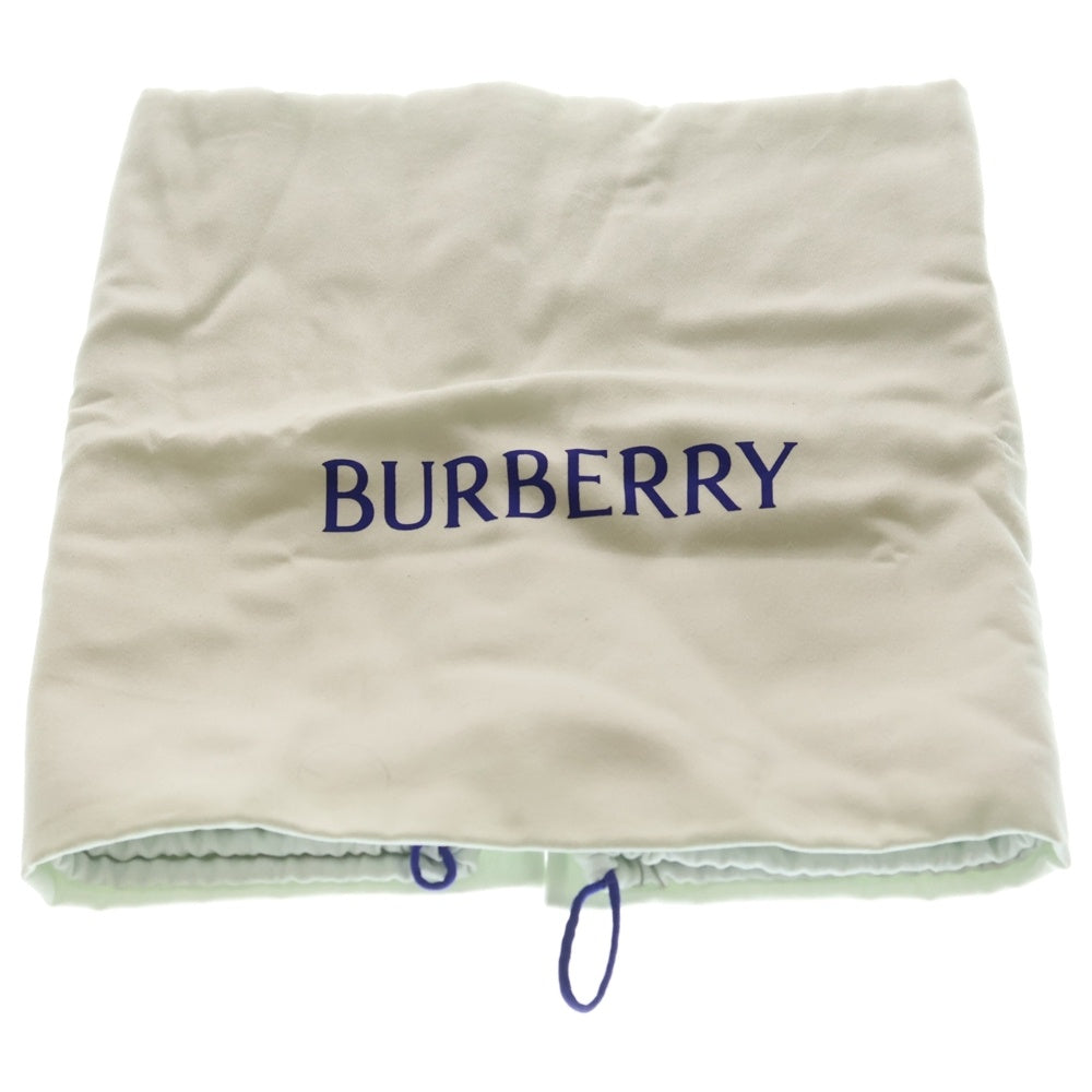 BURBERRY(バーバリー) ノバチェック トートバッグ ハンドバッグ ベージュ×ブルー キャンバス×レザー 8089791 シルバー金具