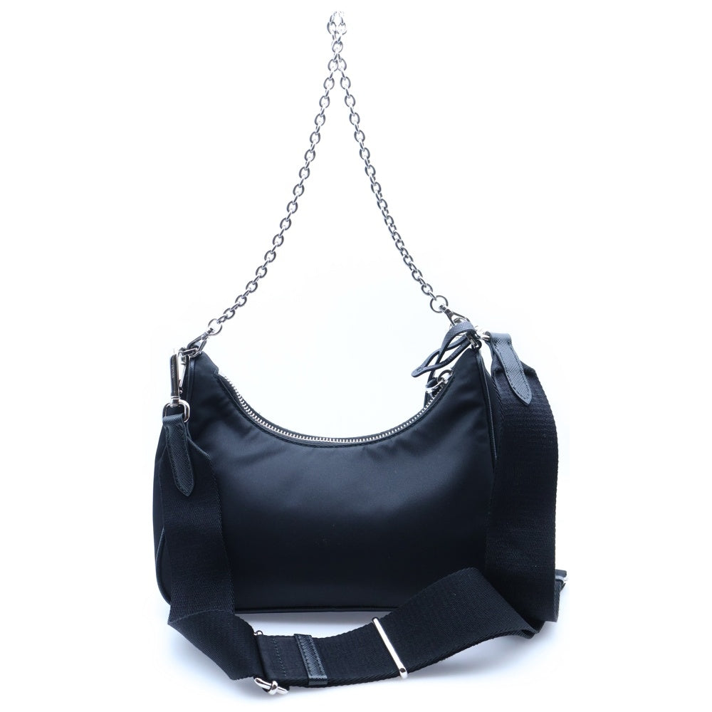 PRADA(プラダ) Re-Edition2005 サフィアーノ リナイロン ショルダーバッグ ブラック 1BH204 レディース