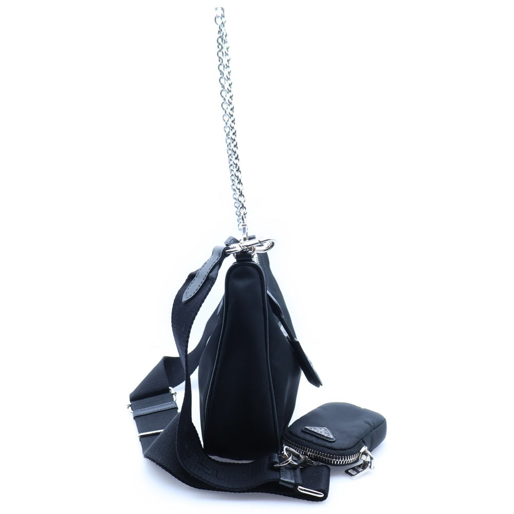 PRADA(プラダ) Re-Edition2005 サフィアーノ リナイロン ショルダーバッグ ブラック 1BH204 レディース