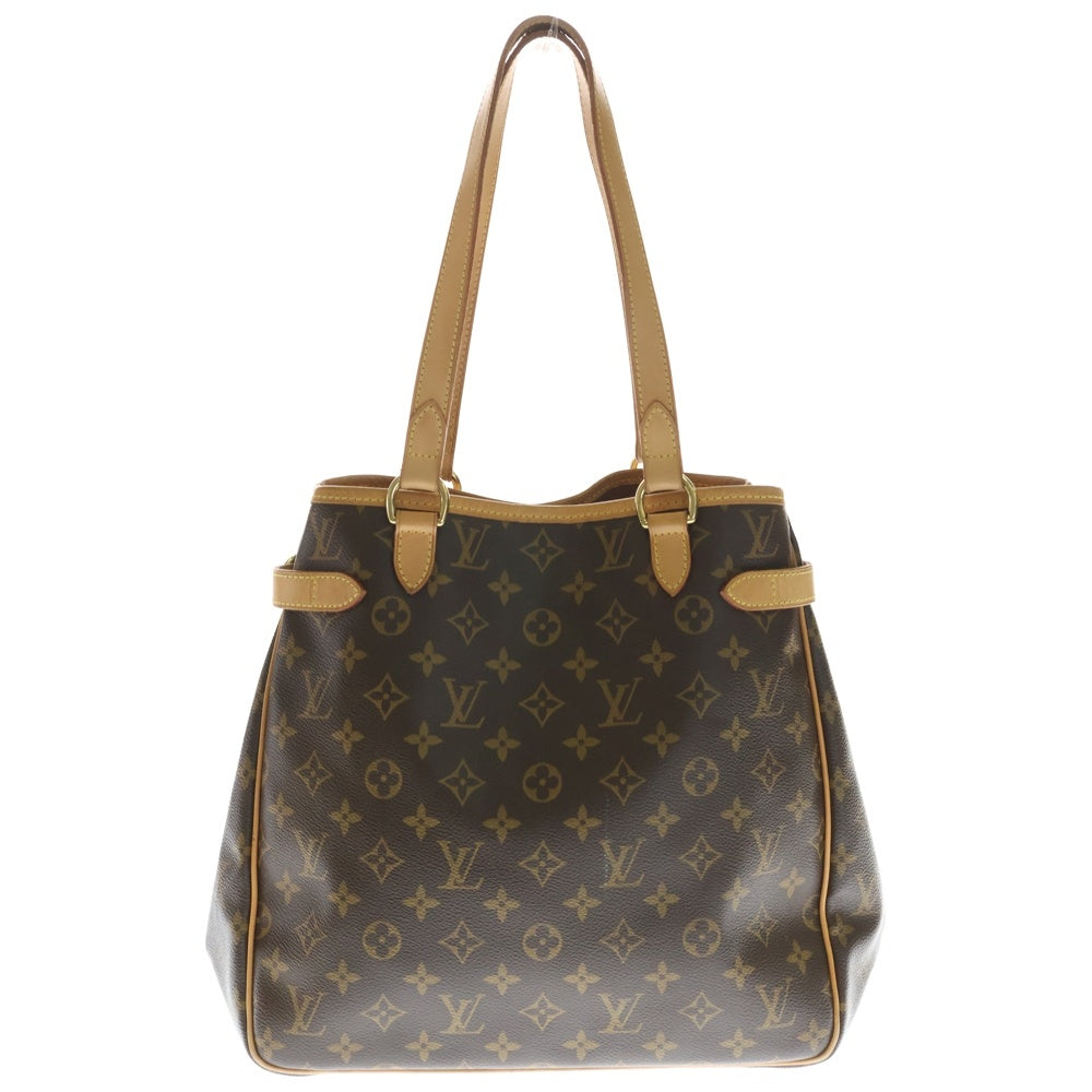 LOUIS VUITTON(ルイヴィトン) モノグラム バティニョール オリゾンタル ハンドバッグ トートバッグ ブラウン PVCレザー M51154 ゴールド金具 レディース