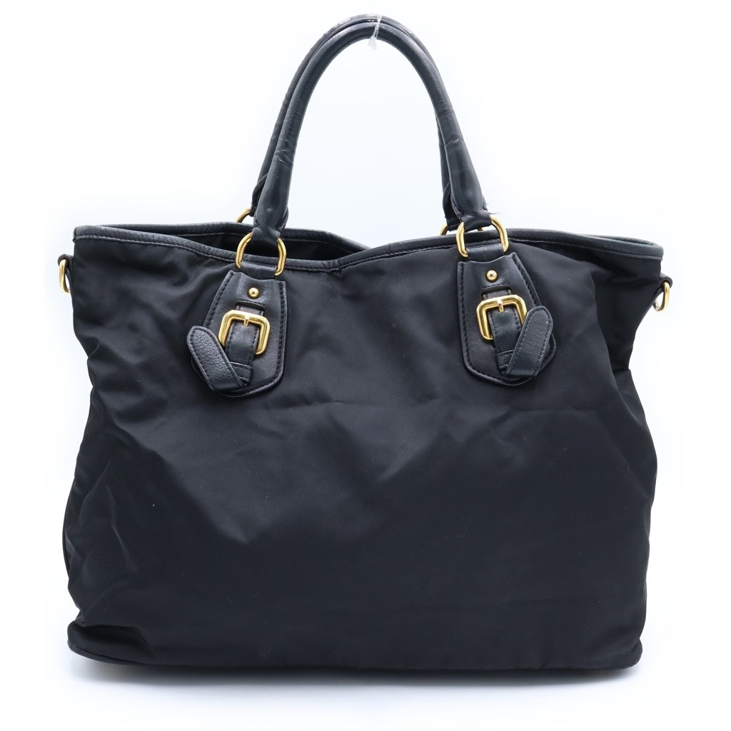 PRADA(プラダ) トライアングルロゴ テスート ハンドバッグ ブラック BN1826 レディース