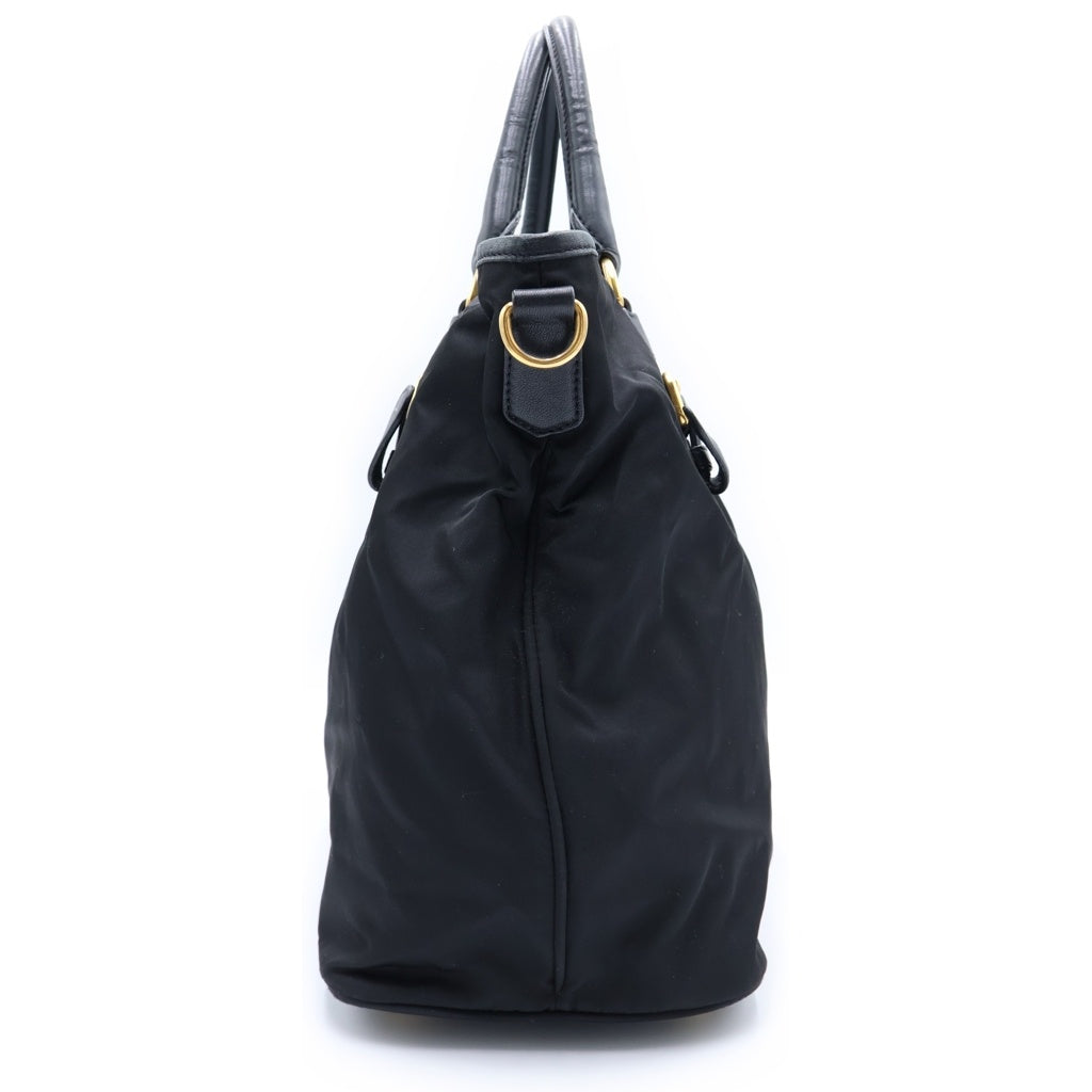 PRADA(プラダ) トライアングルロゴ テスート ハンドバッグ ブラック BN1826 レディース