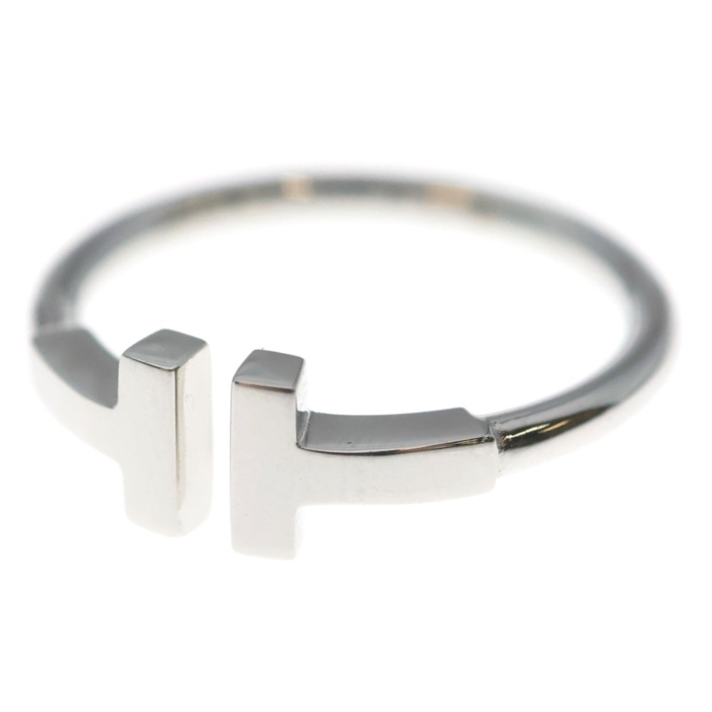 TIFFANY & Co.(ティファニー) Tワイヤー リング 指輪 シルバー Au750WG 3.2g レディース