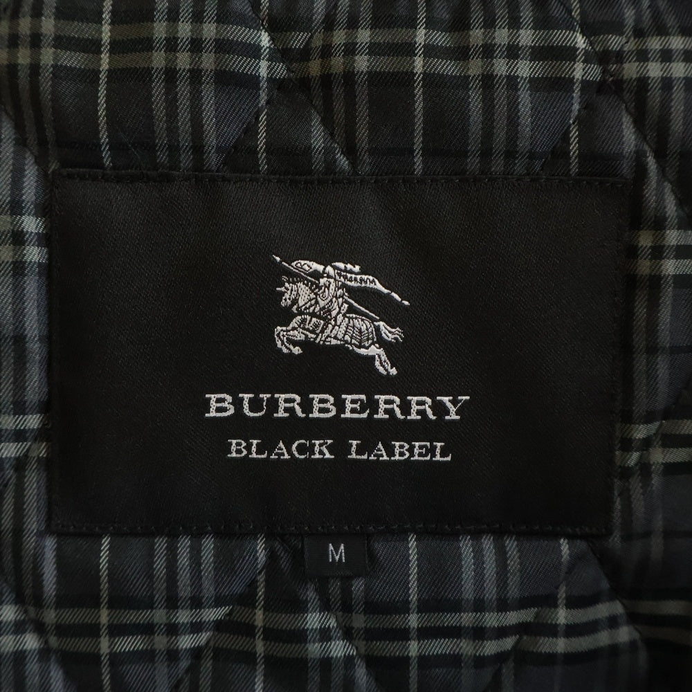 BURBERRY BLACK LABEL(バーバリー ブラックレーベル) 裏地ノバチェック柄 トレンチコート ネイビー