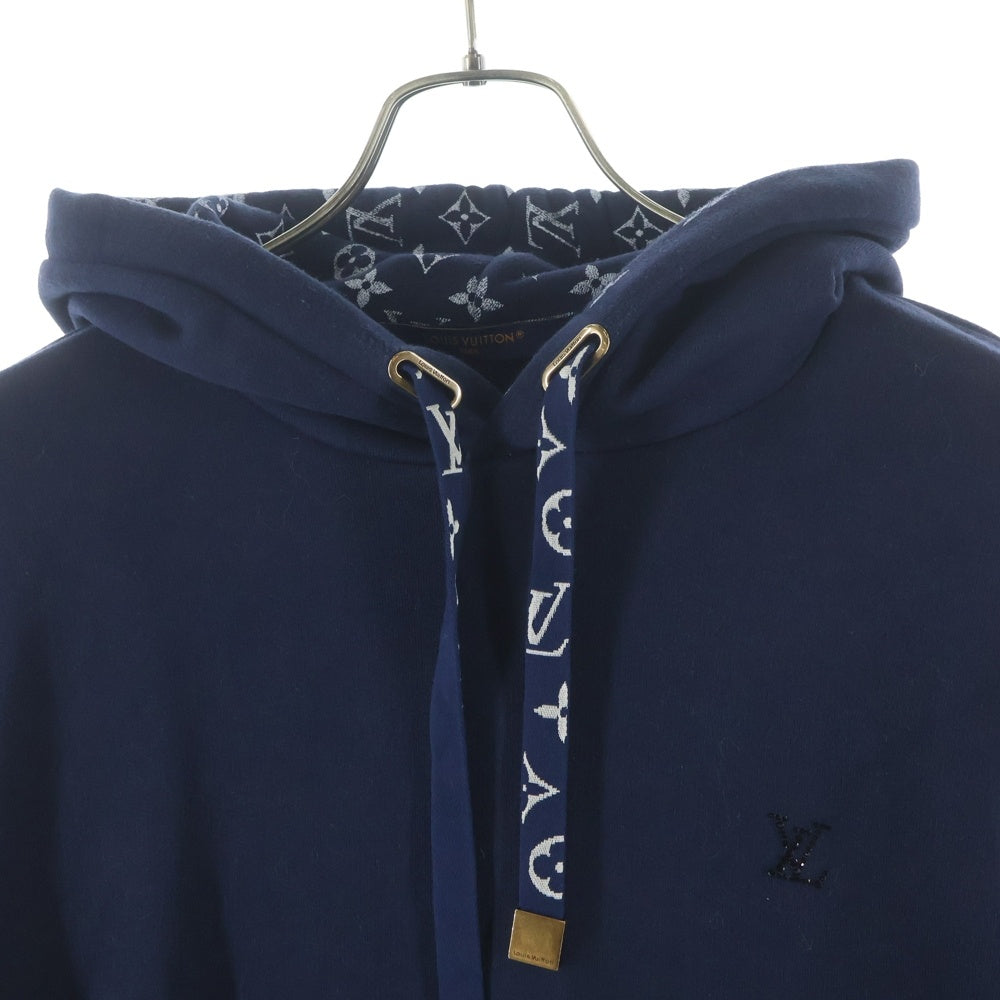 LOUIS VUITTON(ルイヴィトン) 25SS Cotton Hoodie モノグラムコットンフーディパーカー ネイビー 1AGJZV