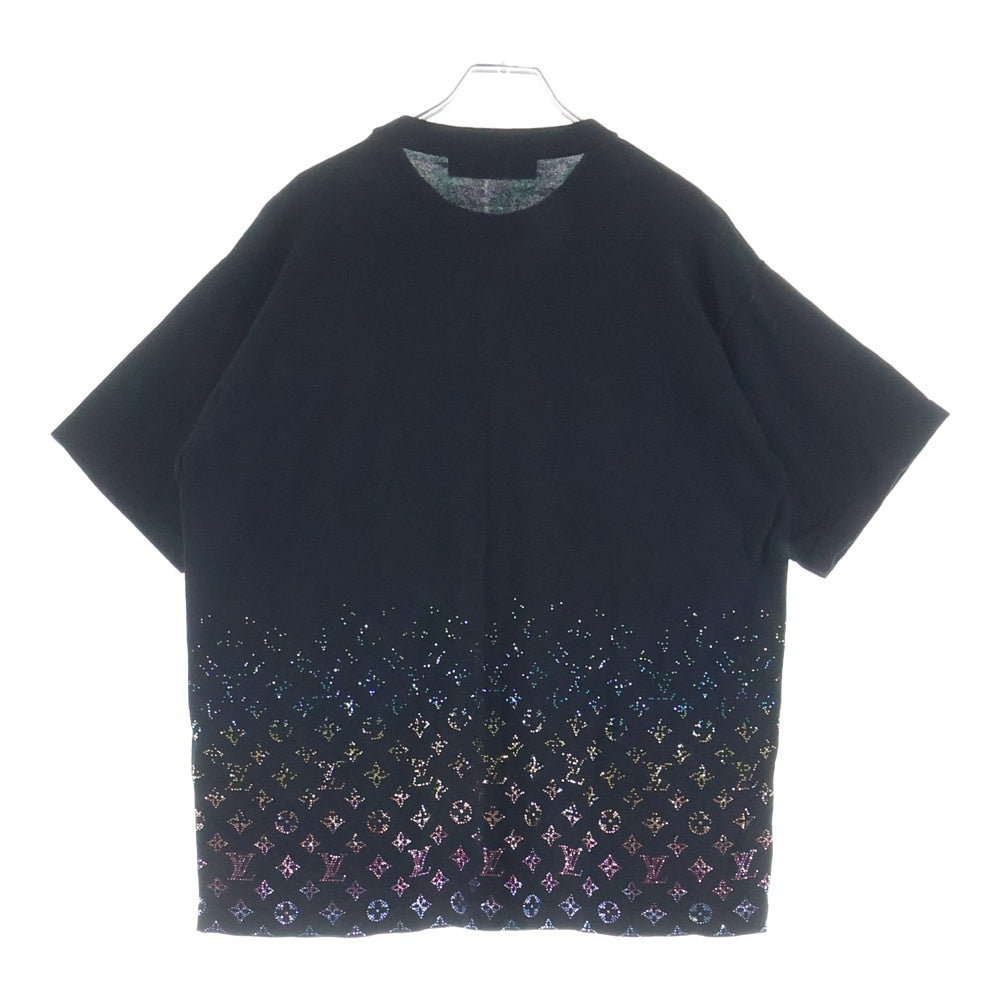 LOUIS VUITTON(ルイヴィトン) 25AW モノグラム グラディエント エンベリッシュド半袖Tシャツ カットソーブラック RM252MV AUR HTN03W